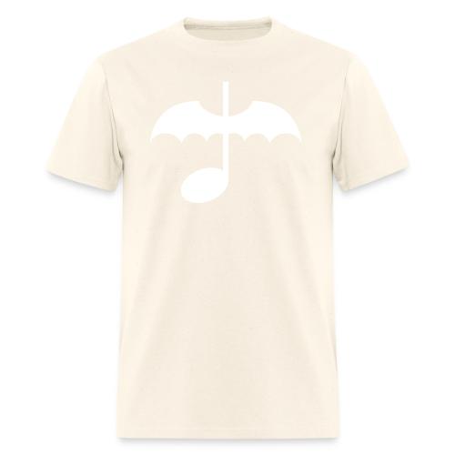 Music Note with Bat Wings - Men's T-Shirt