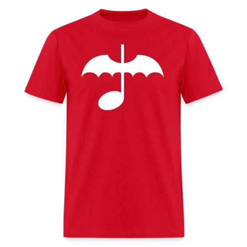 Music Note with Bat Wings - Men's T-Shirt
