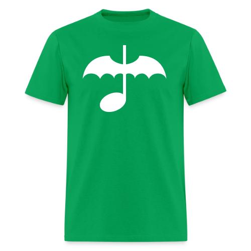 Music Note with Bat Wings - Men's T-Shirt