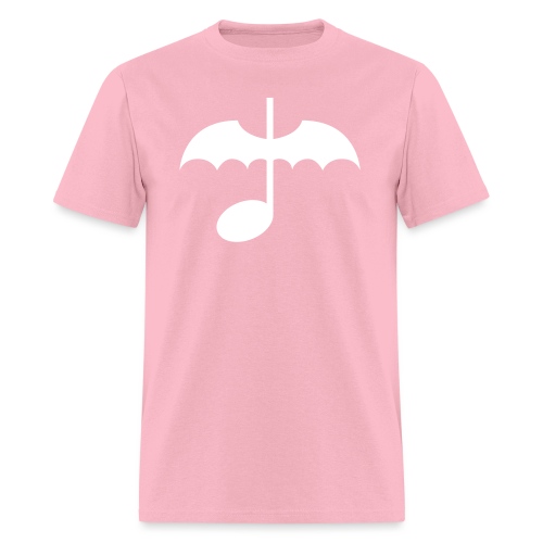 Music Note with Bat Wings - Men's T-Shirt