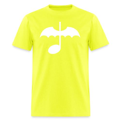 Music Note with Bat Wings - Men's T-Shirt