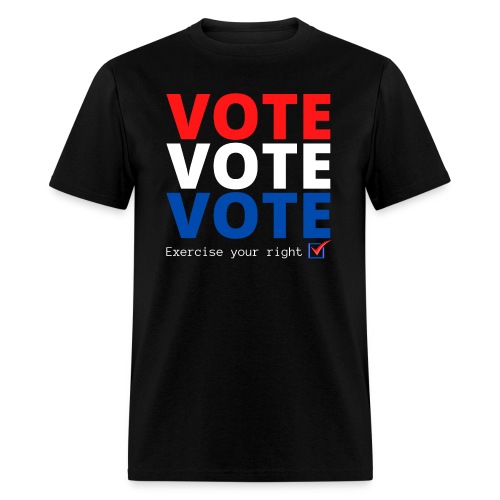 Vote Vote Vote Exercise Your Right - Check Box - Men's T-Shirt