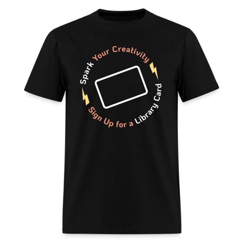 Library Card Sign-up Month - Spark Your Creativity - Men's T-Shirt
