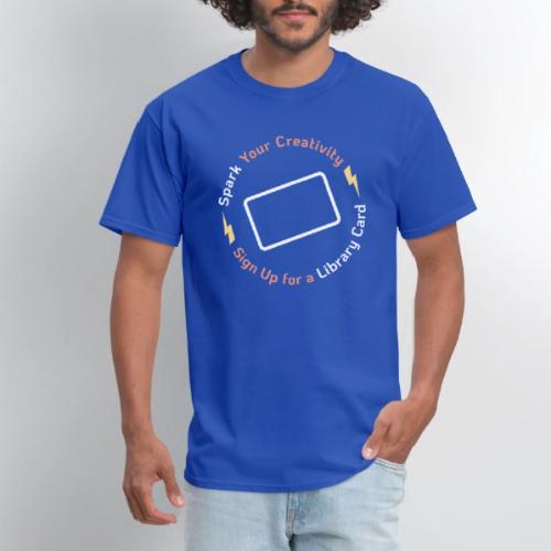 Library Card Sign-up Month - Spark Your Creativity - Men's T-Shirt