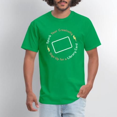 Library Card Sign-up Month - Spark Your Creativity - Men's T-Shirt