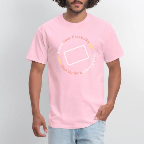 Library Card Sign-up Month - Spark Your Creativity - Men's T-Shirt