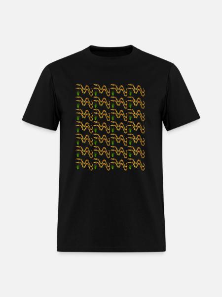 snake - Men's T-Shirt - black