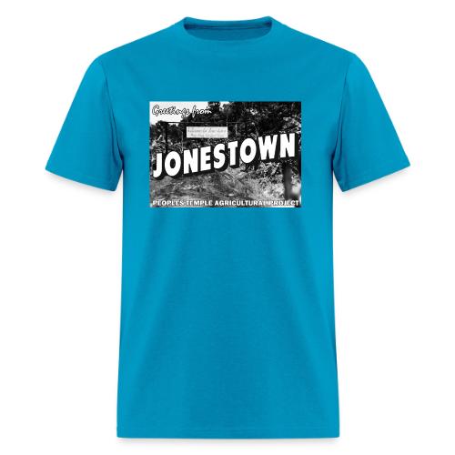 Jonestown Postcard - Men's T-Shirt