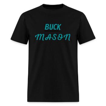 buck mason tee shirt. - Men's T-Shirt - black - Front - Jose (178cm)