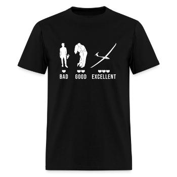 Glider pilot gift glider pilot - Men's T-Shirt - black - Front - Jose (178cm)