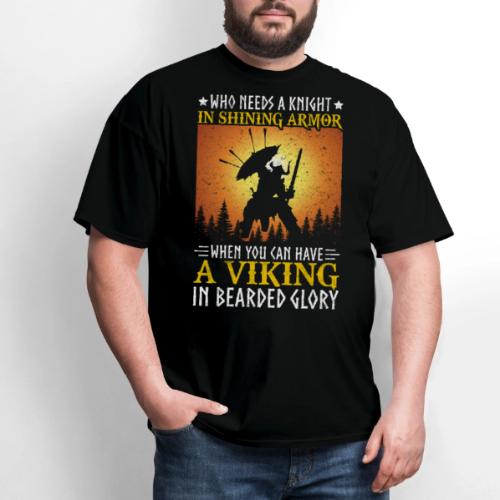 Viking & Beard Power - Men's T-Shirt