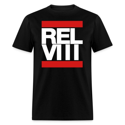RelVIII 2 tier logo - Men's T-Shirt