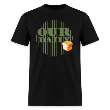 Our Daily Bread - Men's T-Shirt - black - Front - Jose (178cm)