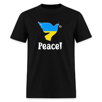 Ukraine - Men's T-Shirt - black - Front - Jose (178cm)