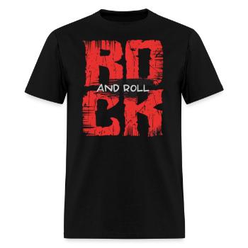 Rock and roll - Men's T-Shirt - black - Front - Jose (178cm)