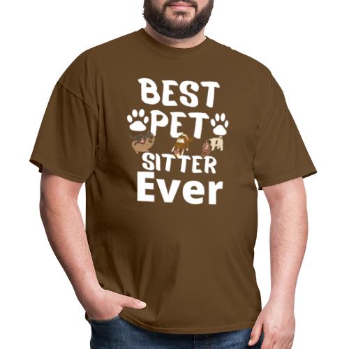 Best Pet Sitter Ever Funny Dog Owners For Doggie L - Men's T-Shirt