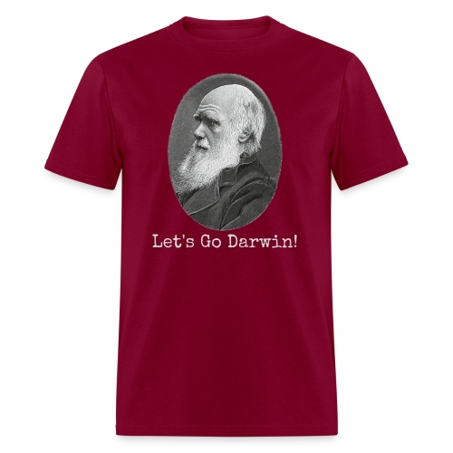 Let's Go Darwin - Charles Darwin Picture - Men's T-Shirt