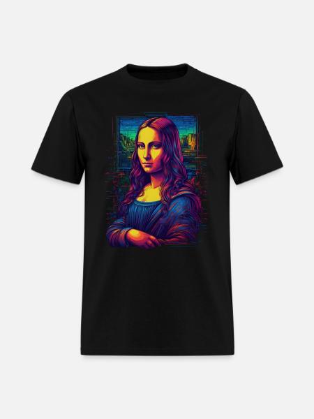 Mona Lisa - Men's T-Shirt - black