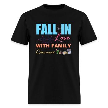 Fall In Love With Family Consumer Sciences gift - Men's T-Shirt - black - Front - Jose (178cm)