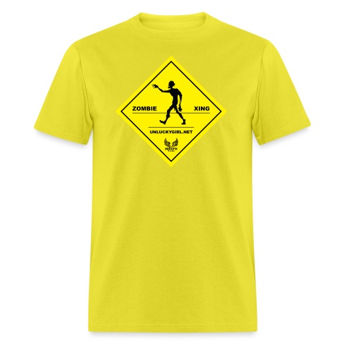 Zombie Crossing png - Men's T-Shirt