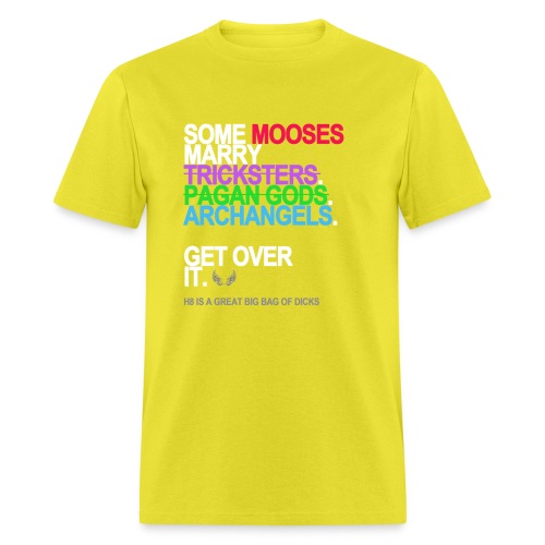 some mooses marry gods black shirt - Men's T-Shirt