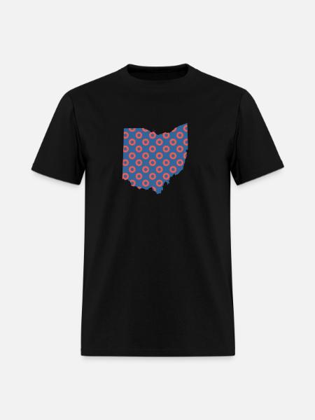 Phish Fishman Donut Ohio Phanart - Men's T-Shirt - black