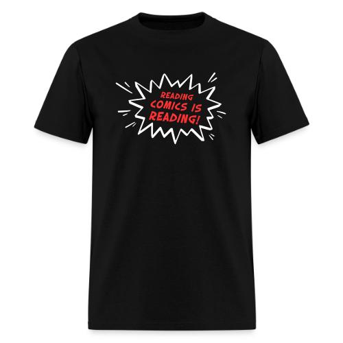 Reading Comics is Reading Emphatic - Men's T-Shirt