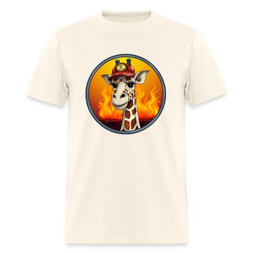 Giraffe Firefighter - Men's T-Shirt