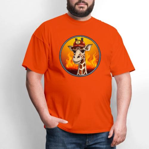 Giraffe Firefighter - Men's T-Shirt