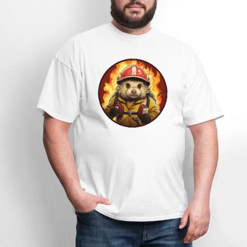 Hedgehog Firefighter - Men's T-Shirt