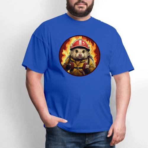 Hedgehog Firefighter - Men's T-Shirt