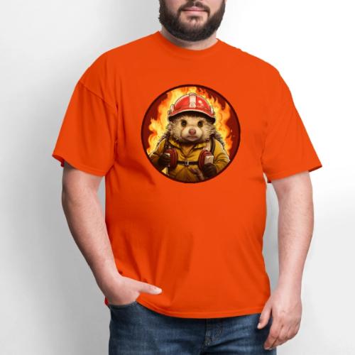 Hedgehog Firefighter - Men's T-Shirt