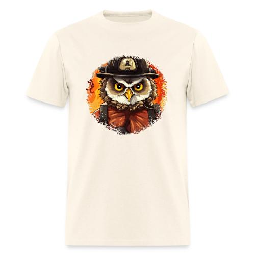 Owl Firefighter - Men's T-Shirt