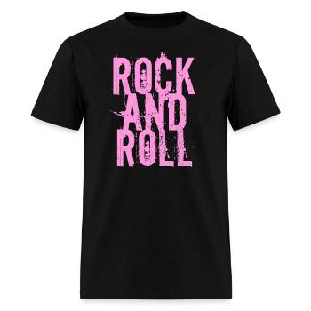 Rock And Roll - Men's T-Shirt - black - Front - Jose (178cm)