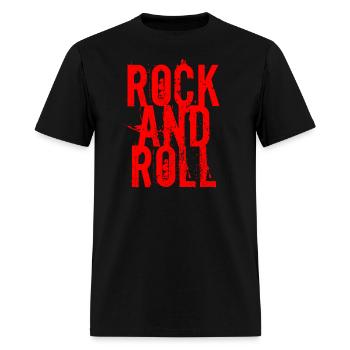 Rock And Roll - Men's T-Shirt - black - Front - Jose (178cm)