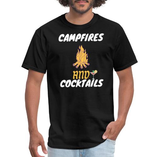 Campfires And Cocktails For Camping Lovers - Men's T-Shirt