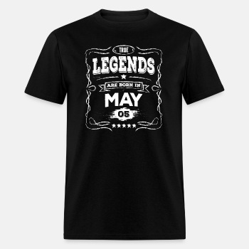 True legends are born in May - T-shirt for men