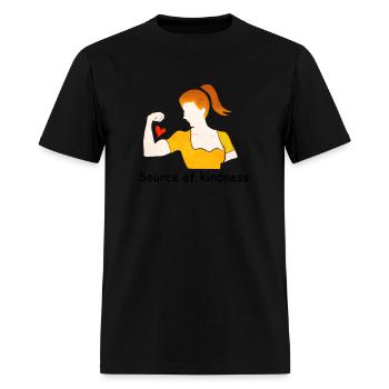 Source of kindness mom ,funny - Men's T-Shirt - black - Front - Jose (178cm)