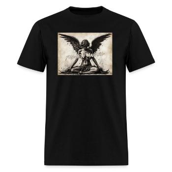 Fallen Angel - Men's T-Shirt - black - Front - Jose (178cm)