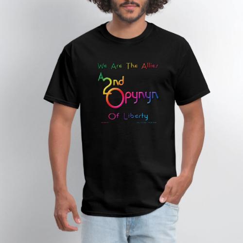Allies of Liberty are Everywhere (Front/Back) - Men's T-Shirt