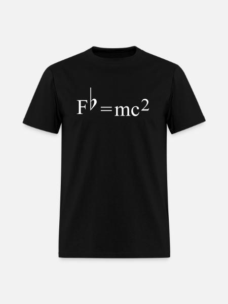 Fb=mc2 - Men's T-Shirt - black