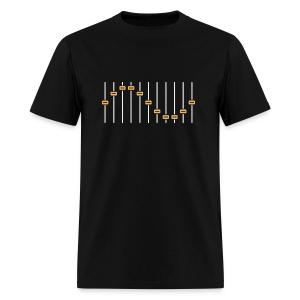 Fader Wave - Mixing Console Line Art Men's T-Shirt