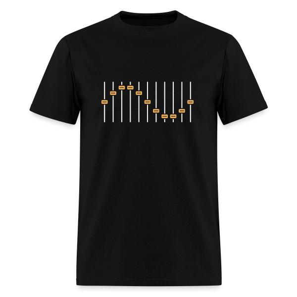 Fader Wave - Mixing Console Line Art Men's T-Shirt