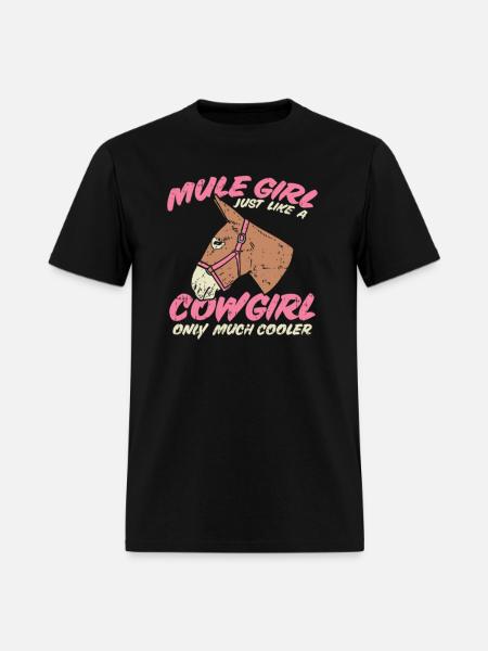 Mule Girl - Men's T-Shirt - black