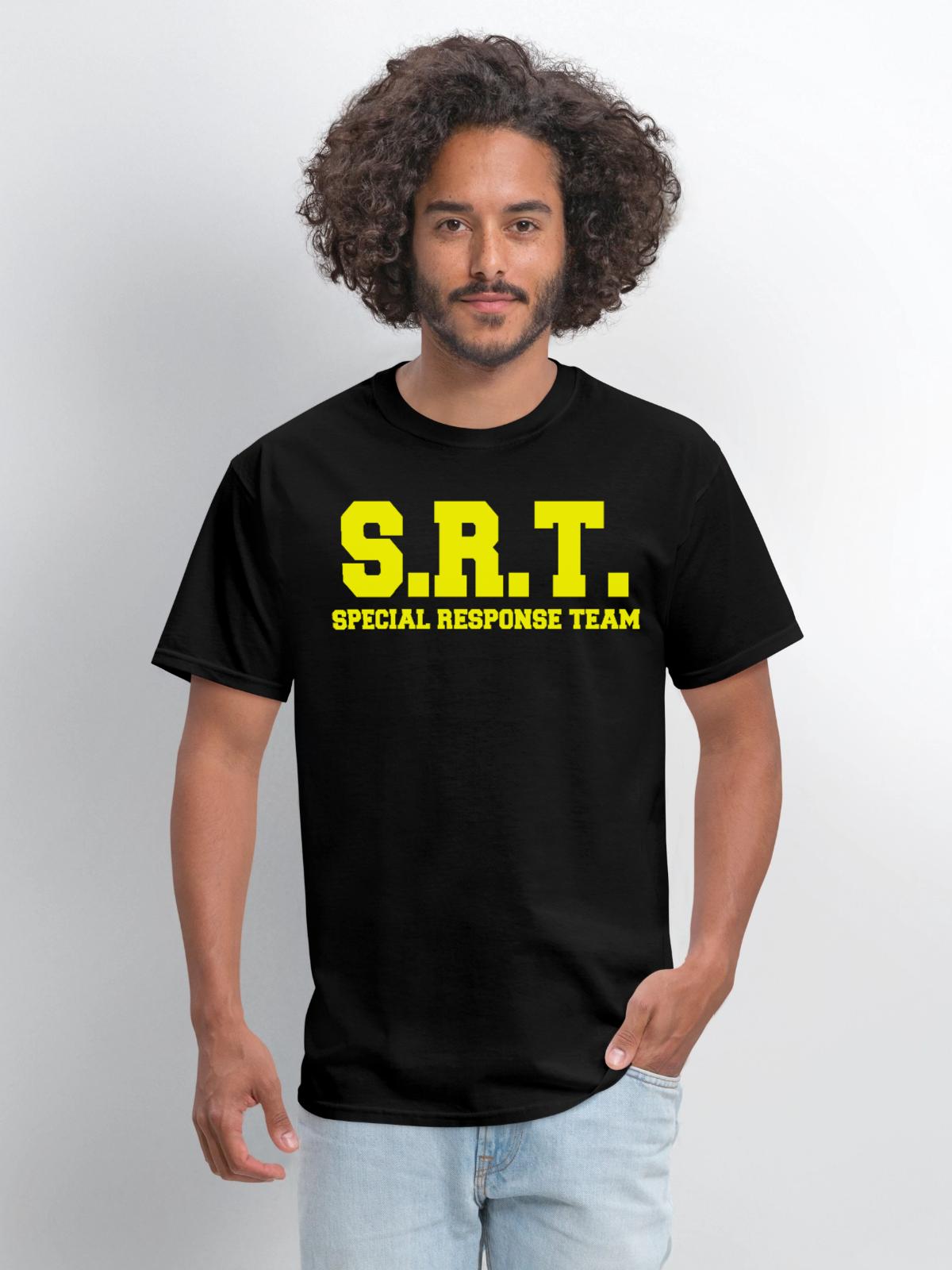 SPECIAL RESPONSE TEAM - Men's T-Shirt - black - Front - Jose (178cm)
