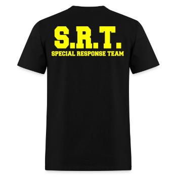 SPECIAL RESPONSE TEAM - Men's T-Shirt - black - Back - Jose (178cm)