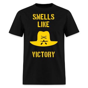 Air Cavalry - Smells like victory - Men's T-Shirt - black - Front - Jose (178cm)