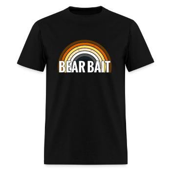 Gay Bear Bait Pride - Subgroup LGBTQ Community - Men's T-Shirt - black - Front - Jose (178cm)