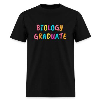 Diplôme en biologie | Diplômé en biologie | Science - T-shirt Homme - noir - Devant - Jose (178cm)