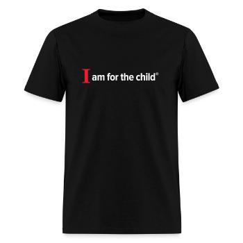 I Am For The Child Court Appointed cial Advocates - Men's T-Shirt - black - Front - Jose (178cm)